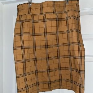 Plaid skirt